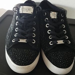 Coach embellished platform sneakers